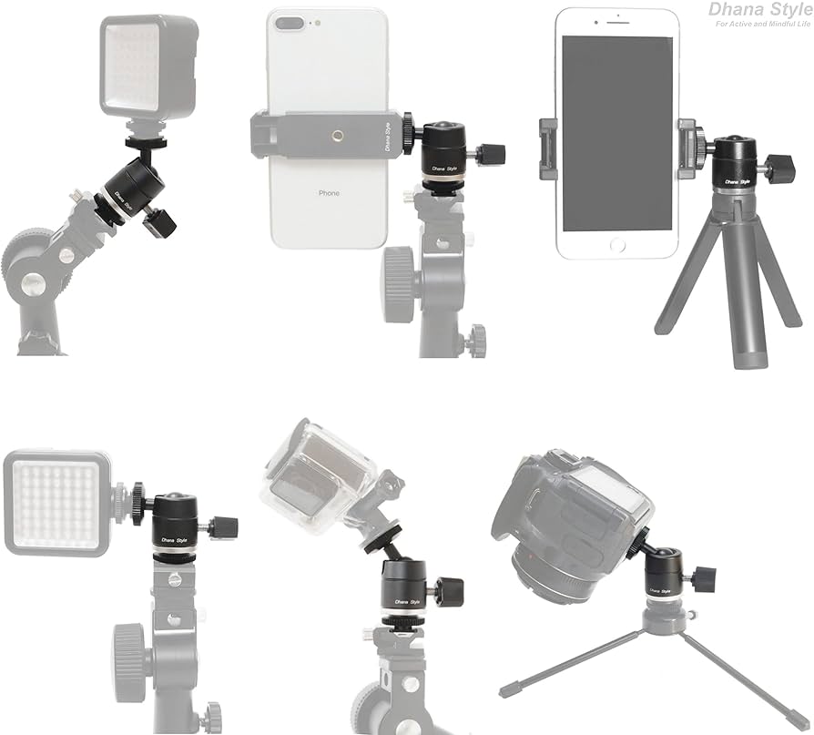 シュウカメラボディ二台目 Amazon | ホットシュー 自由雲台 小型 シュー マウント ボール